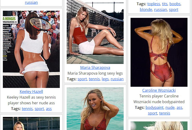 Tennis players nude site